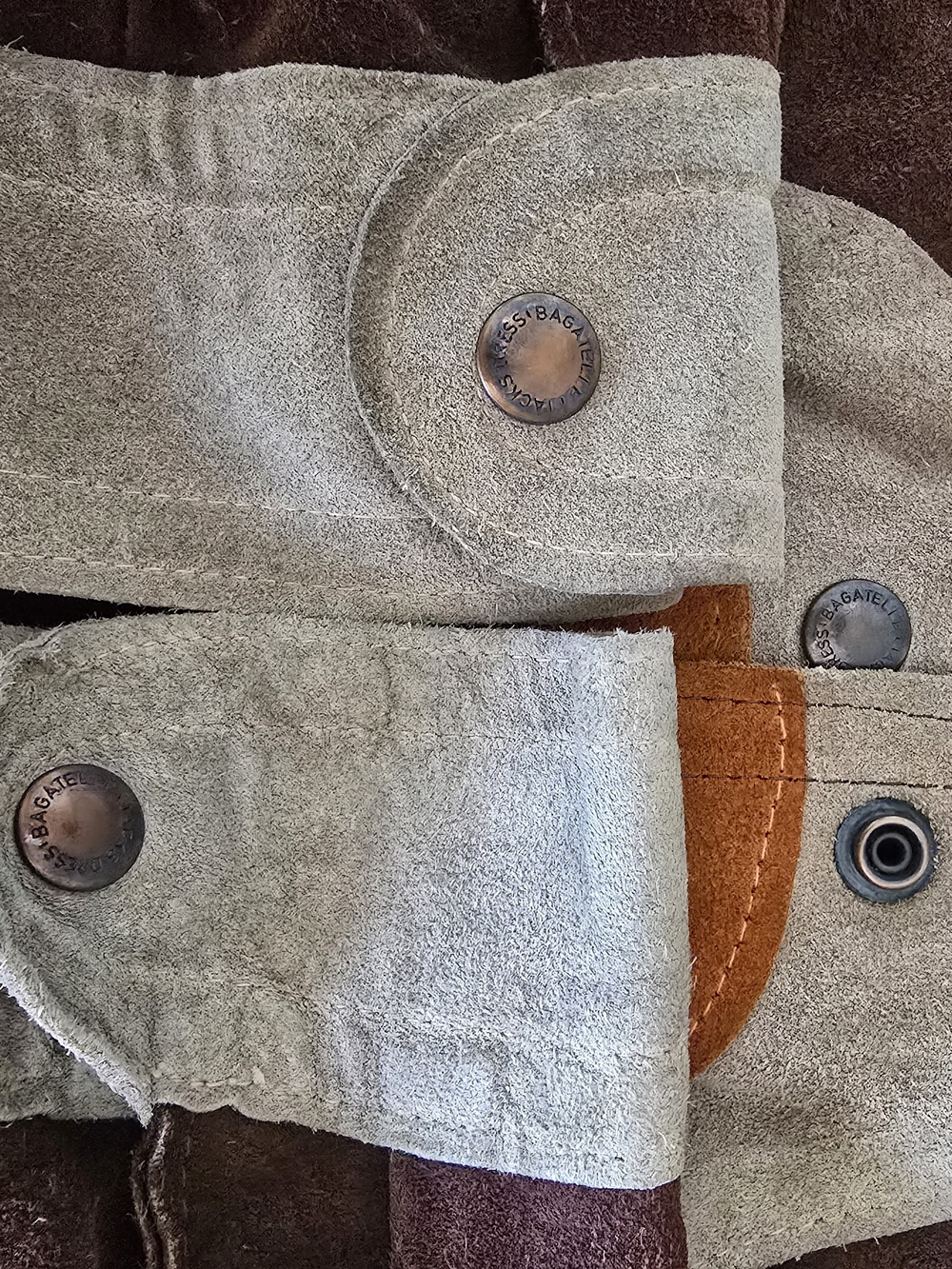 Vintage 1970s Bagatelle suede patchwork jacket - Picture 8 of 14